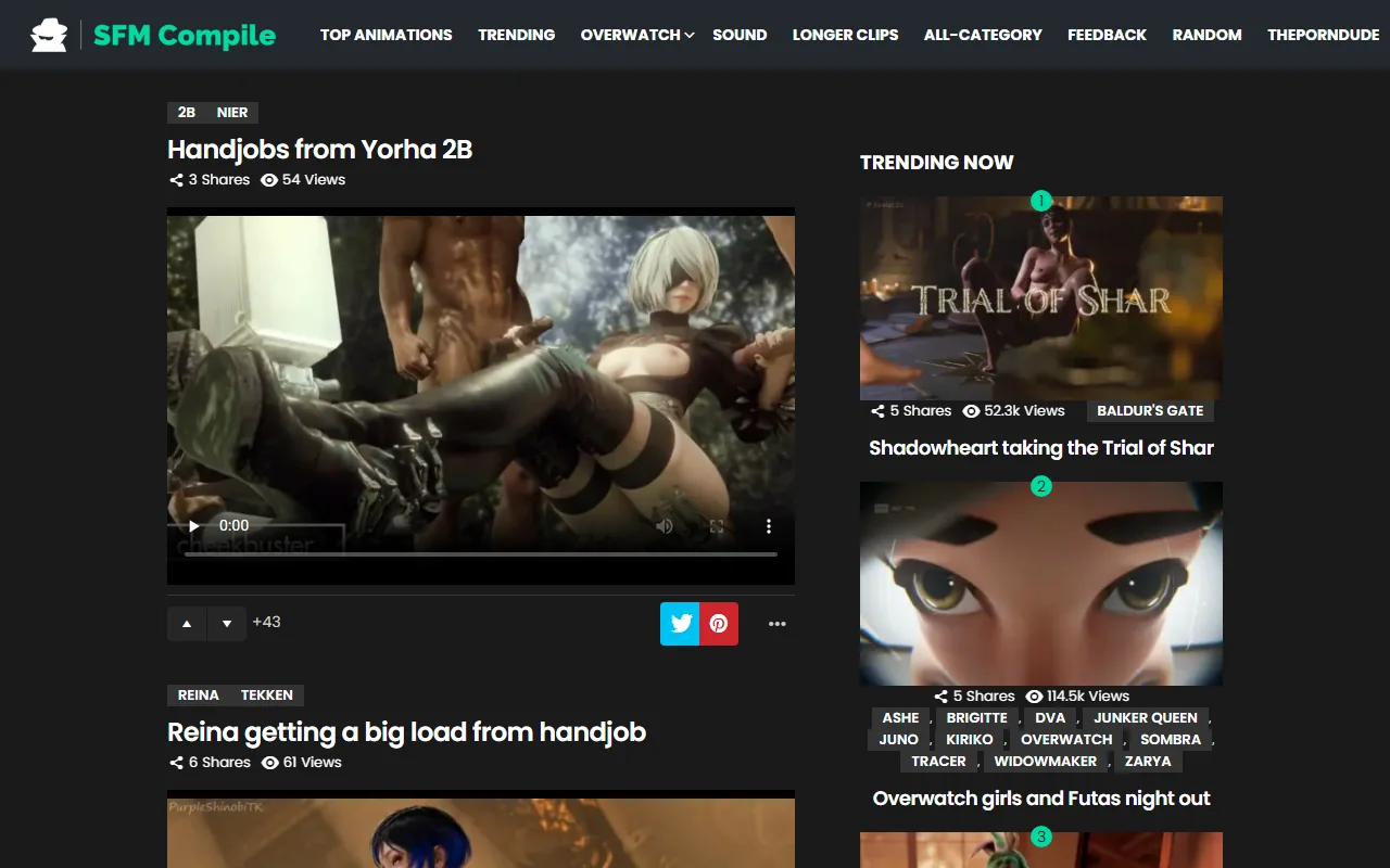 Screenshot of Sfmcompile